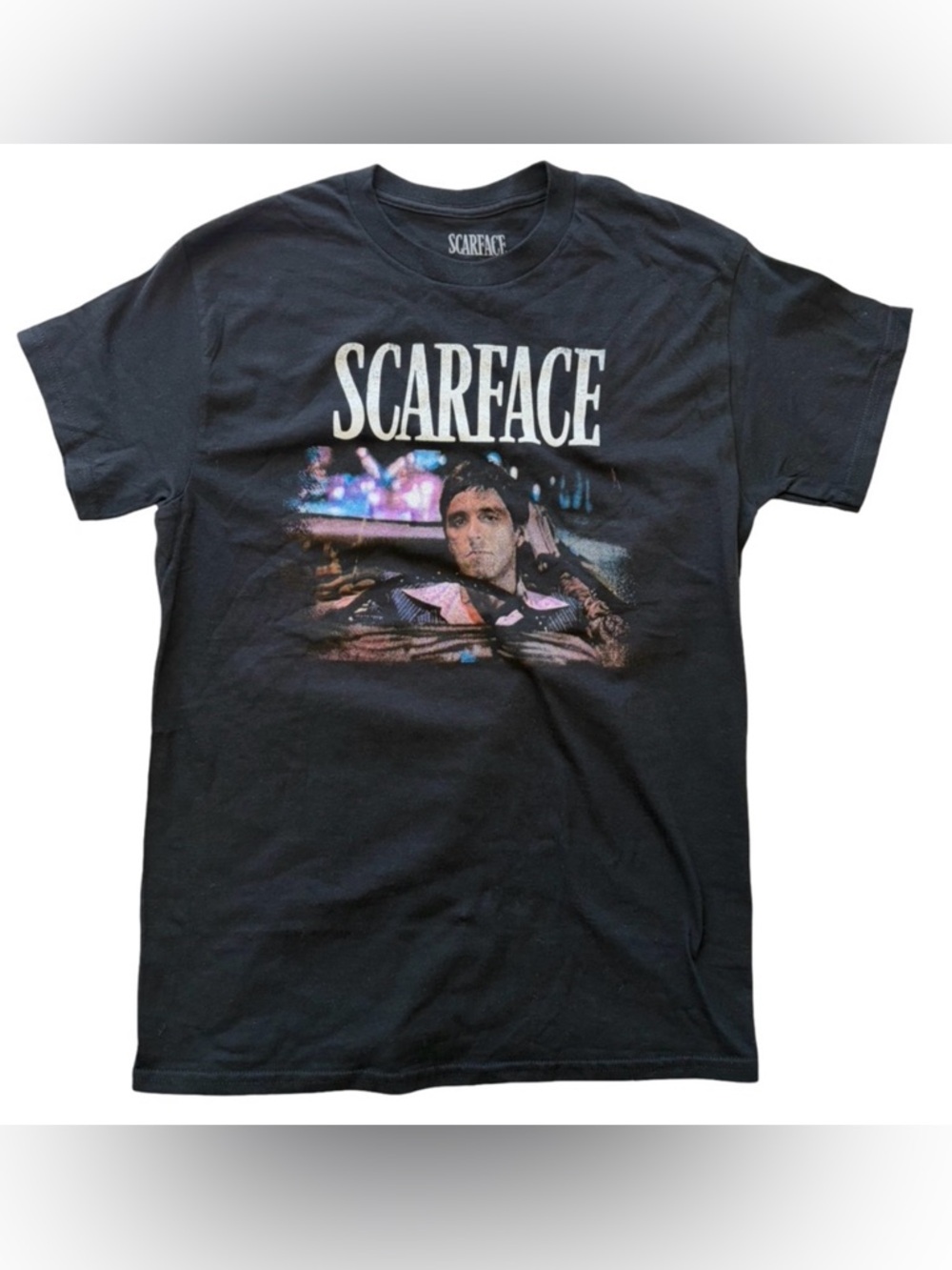 3/$15 Scarface Tiger Face Color Graphic T Shirt Men’s Medium